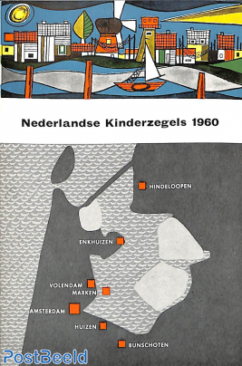 Original Dutch promotional folder from 1960, Child welfare, Dutch language