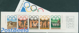 Olympic games booklet
