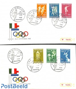 Olympic games Mexico 6v