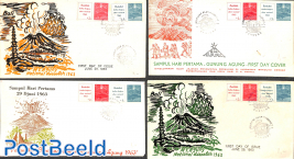 Lot of 4 different FDC's