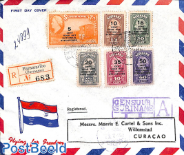 Nationaal Steunfond, FDC cover Curiel