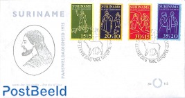 Easter 4v, FDC without address