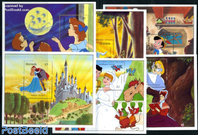 Disney, fairy tales 6 s/s