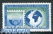 Postal conference centenary 1v