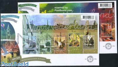 Beautiful Holland 2 s/s FDC (2 envelopes)