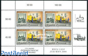 WIPA 2000 minisheet (with 4 stamps)