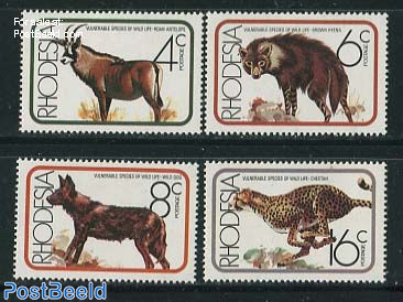 African mammals 4v