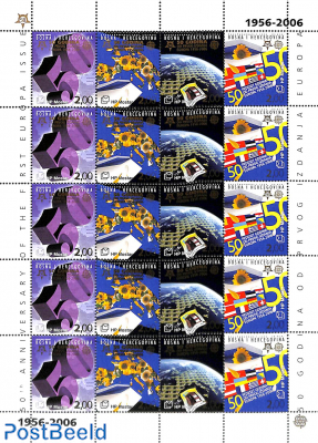 50 years Europa stamps m/s