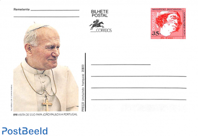 Postcard, Pope's visit