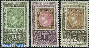 100 years perforated stamps 3v